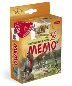 Игра Мемо "Следы динозавров"  (36 карточек)