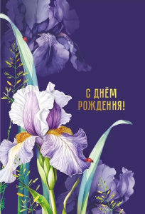 Открытка А5 "С Днем рождения!"