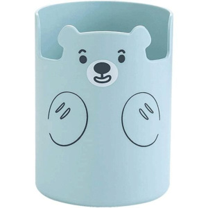 Подставка наст."deVENTE Teddy Bear" 10,5*7,8 см, пластиковая с принтом, бирюзовая