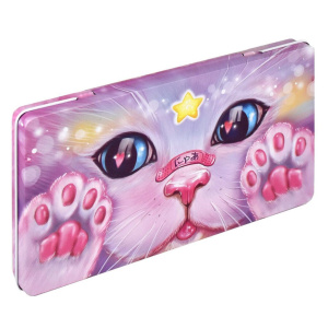 Пенал металлический (183*100*14) "Кот с пластырем"