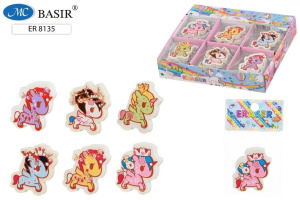 Ластик Basir "Единорог" 43*30мм, фигурные