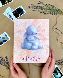 Фотоальбом 200 фото 10*15см Заячья жизнь, пластик.стр.