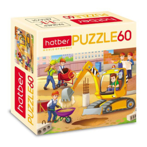 Пазлы   60 элементов  230*165мм.  "Стройка"