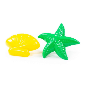 Формочки "Морская звезда, ракушка"