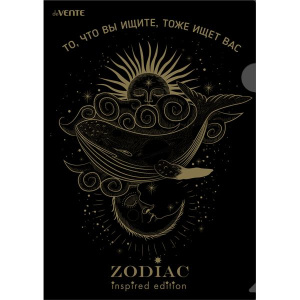 Папка уголок А4 "deVENTE. Zodiac", 0,18мм, тиснение фольгой