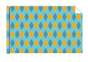 Бумага упаковочная "Ромбы" 70*100 см