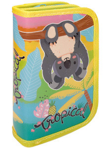 Пенал 2 отд. (190*105*25) молния, лам.картон "Игривая коала"