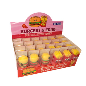 Точилка Egoist "Fast Food" 3*3,5 см, ассорти дизайнов