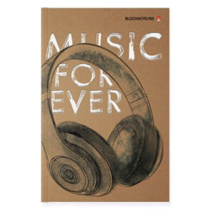 Блокнот А5 7БЦ 160л "Music forever" кл.