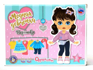 Игра магнитная "Одевашки. Вероника" 59 элементов 3+