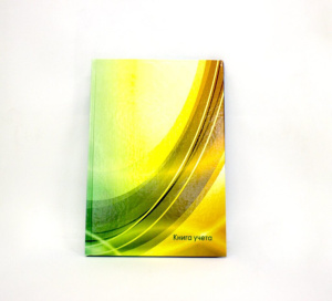 Книга учета лин. (203*288мм)  96л., обл.твердая 7БЦ,офсет, ассорти 4 вида