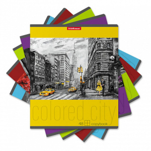 Тетрадь А5 48л кл. Erich Krause " Colored City"