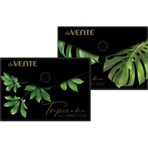 Конверт на кнопке  с рисунком 105*74мм Tropicana 0,18мм