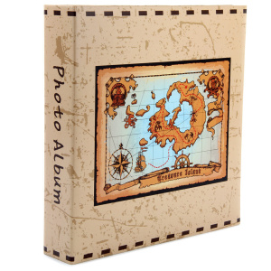 Фотоальбом 500 фото 10*15см 3 кольца, color map