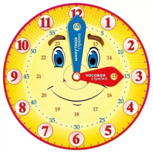Шпаргалка 150*150мм "Часики"