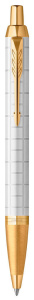 Parker IM Premium Шариковая ручка K318 Pearl GТ M синие чернила