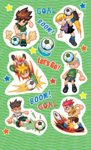 Наклейки детские 15*9см  "Футбол"