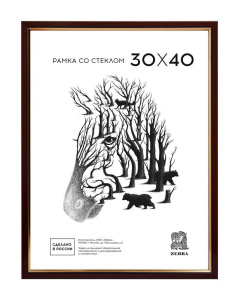 Фоторамка пластик 30*40 №205 (Капучино)