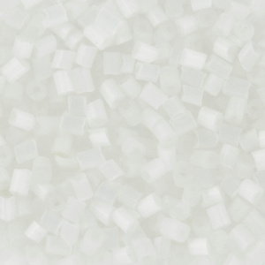 Бисер рубка "Zlatka" 10гр, 2.1мм, стекло, белый