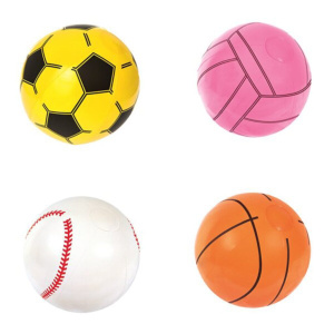 Надувной мяч 41см от 2 лет, 4 дизайна