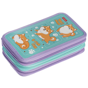 Пенал 3 отд. (190*110*63) молния, лам.картон "Озорной хвостик"