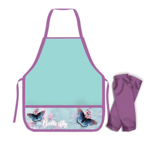 Набор Нарукавники + накидка для труда 490*390мм 2 кармана "Butterfly"