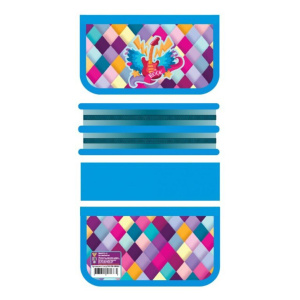 Пенал 2 отд. с откидной пл. (190х120) Веселые музыканты