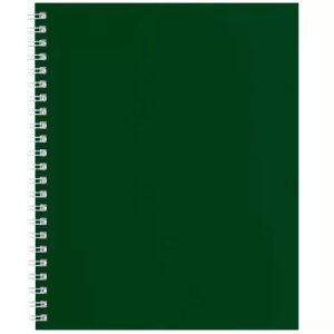 Тетрадь А5  96л кл. гребень Hatber "SoloMatte. Малахит" софт-тач