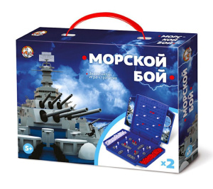 Игра настольная "Морской бой " 5+ мини версия