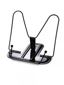 Подставка для книг, полностью металл, чёрная