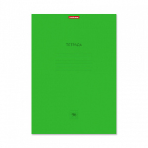 Тетрадь А4  96л кл. скоба Erich Krause "Классика" Neon зеленая