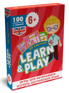 Набор обучающих карточек для детей "100 игр. Learn&Play"