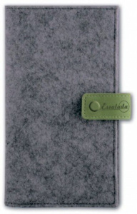 Органайзер-обложка "Фетр+сариф" 220*110мм, 2 осн.отд,4 ПВХ кармана,застежка-кнопка, аппликация