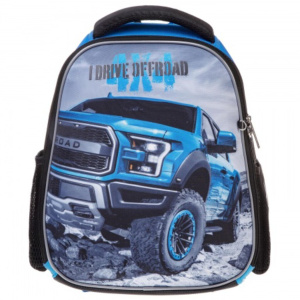 Ранец школьный 35*27*13см Hatber Ergonomic mini "Внедорожник" EVA