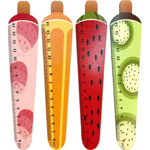 Линейка 18 см ,"Juicy Fruit" дерево с рисунком,