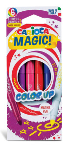 Фломастеры   6цв "Carioca MAGIC" перекрашивающие