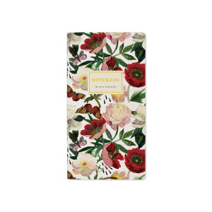 Записная книжка А6  30л. картон, мягк.пер. "Flora. Пионы" кл.
