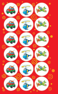 Наклейки-оценки 9*15см "Теххника"