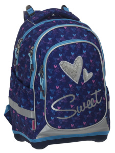 Ранец школьный 28*40*17см Seventeen "Sweet" полиэстер