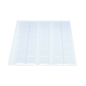 Лист д/монет  (207*250мм) ПВХ 180 мкм на 35 ячеек