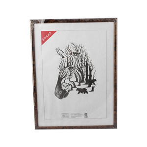 Фоторамка пластик 30*40 №501 (Коричневый)