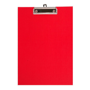 Клипборд А4, красный, б/в