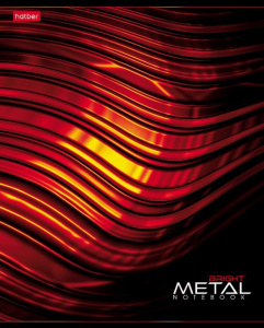 Тетрадь А5  80л кл. Hatber "BrightMetal" металлизация*