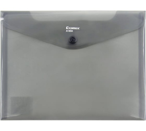 Конверт на кнопке А5 BLAZE серый