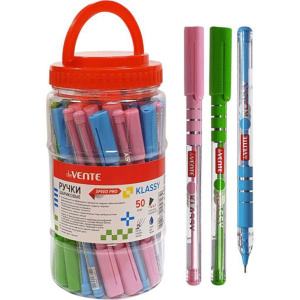 Ручка шар. deVENTE "Klassy" , 0,7мм, масл. чернила, синяя, ,ассорти