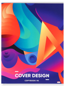 Тетрадь А4  96л кл. скоба Проф-Пресс "Абстрактная графика" белизна 100%