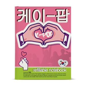 Тетрадь А5 80л кл. на кольцах Альт "K-Pop"