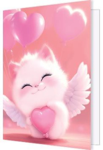 Открытка 5*4см "Валентинка"