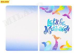 Обложка для паспорта "Mermaid" ПВХ slim