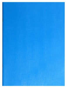 Тетрадь А4  96л кл. скрепка бумвинил,  Синяя, белизна 98%